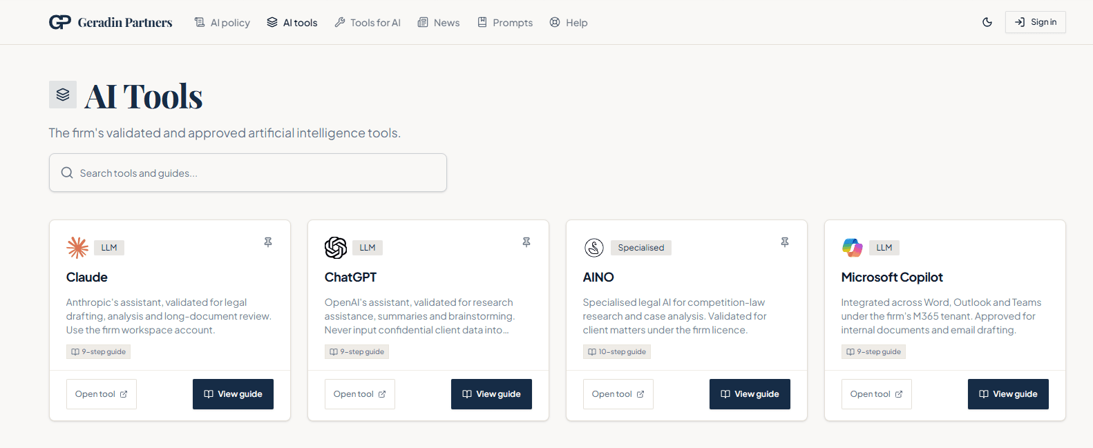 Which AI tools can I use?